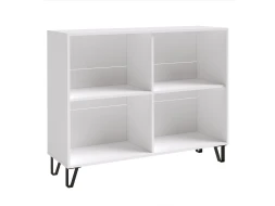 Комод Ливерпуль, белый/белый глянец